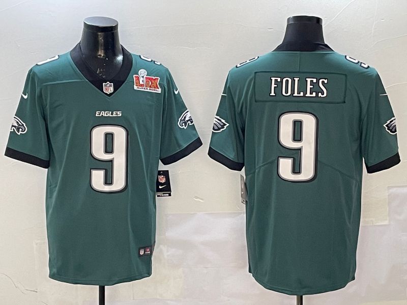 Men Philadelphia Eagles #9 Foles Green Second generation 2025 Nike Limited NFL Jersey style 2->philadelphia eagles->NFL Jersey